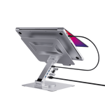 Ironwill® Essentials Laptop Standaard & Hub - Silver
